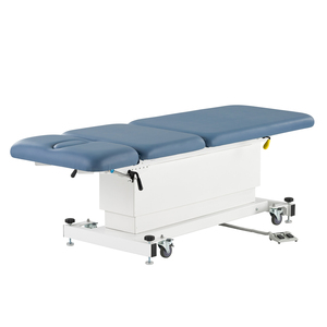 Letto Ospedaliero Elettrico Regolabile Multifunzione Serie Mt Athena Cabell e Tavolo da Trattamento per Sale di Esame Medico - Product Image 3