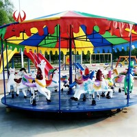 Promotion : Manège de parc d'attractions pour adultes et enfants, carrousel à chevaux pour bébés et enfants, pour l'extérieur
