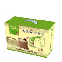 Wellpappe-Verpackungsbox mit Griff Kundenspezifisch Bedruckte Faltbare Recycelte Papier-Wellpappe-Verpackungsbox