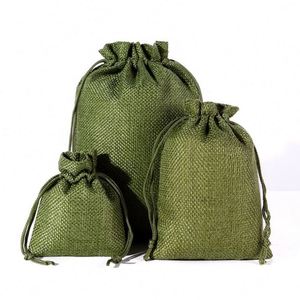 Sac en toile de jute naturelle écologique pour le riz, le sucre, le café, le cacao et autres produits céréaliers, imprimé sur mesure - Product Image 5