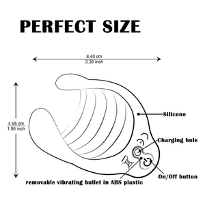 Masturbateur en silicone de qualité médicale noir, prix d'usine, stimulateur de pénis, entraîneur, 10 fréquences de vibration, 100% étanche pour hommes - Product Image 3
