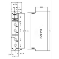Conector de carga rápida de CC EV, conector de señal de alimentación híbrida, enchufe de señal, montaje de acoplamiento ciego, 1000V, 4 + 8, 12 Pines,/Z, 85A