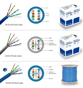 HKN G652 CAT6 실내 이더넷 통신 케이블 305m FTP/UTP 방수 LAN 케이블 지원 <span class=keywords><strong>POE</strong></span> PVC 재킷 - Product Image 4