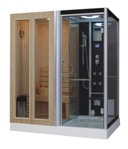 Fabricant de sauna Foshan Sauna personnel <span class=keywords><strong>Douche</strong></span> à vapeur Combiner Cabinet Sauna <span class=keywords><strong>Hammam</strong></span> Combo - Product Image 1