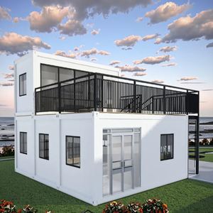 Kit de cabine mobile, structure en acier portable, mini-conteneur, maisons modulaires préfabriquées, maison préfabriquée économique, garage préfabriqué - Product Image 1