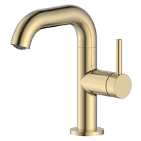 Robinet de lavabo en acier inoxydable 304 sans plomb, fabriqué à Kaiping, mitigeur de salle de bain à poser sur le comptoir, pour lavabo de vanité