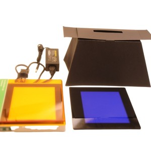Spectromètre de transmission de lumière bleue et blanche Zhongke Yongyi DLBWT-01A pour équipement d'électrophorèse sur gel 377x270x122mm - Product Image 1