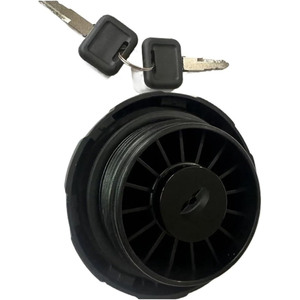 Tapa de Tanque de Combustible Jm 25378014 para Camión Volvo, Plástico Negro con Cierre de Llave - Product Image 3