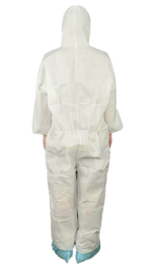 Vêtements de protection jetables non tissés de type 5/6 <span class=keywords><strong>pour</strong></span> peintre, antistatiques, combinaison microporeuse <span class=keywords><strong>pour</strong></span> adulte - Product Image 2