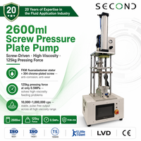 Système de remplissage et de scellement de colle de deuxième génération, solution de machine de remplissage 2600 ml, pompe à vis à plaque de pression à un seul barillet