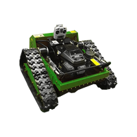 Tondeuse à gazon robotisée sans fil à essence portable, petite tondeuse à gazon télécommandée pour jardin