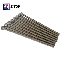 Z-TOP JZ-243 Pasadores Expulsores Duraderos de Alta Precisión Estándar DIN SKD61, Componentes de Molde Tratados Térmicamente y Nitrurados para Moldes de Plástico