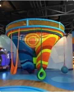 QXY Rete da Arrampicata Colorata Morbida per Esterni, Attrezzatura da Gioco per Parco Giochi, Percorso a Fune Multigiocatore per Bambini, Corda Galvanizzata - Product Image 4