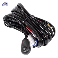 Interrupteur marche/arrêt avec fusible, capacité de charge 180W, 12V-24V, relais 40A, télécommande, étanche IP68, acier inoxydable, lumière à 360°