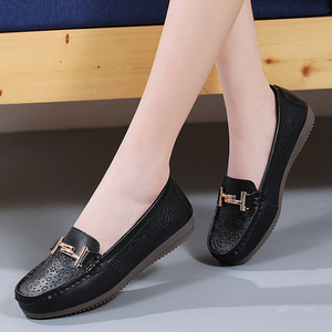 Zapatos Planos de Cuero para Mujer, Primavera 2026, Casuales, Versátiles, con Suela Suave, para Mujeres Embarazadas y Madres - Product Image 4