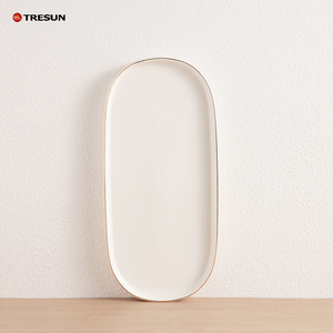 TRESUN Luxury High Quality Luxury Ceramic Dinnerware <b>Sets</b> Wholesale Western Plate <b>Set</b> Dinnerware for Hotel Restauran - Product Image 6