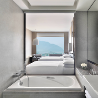 Ensemble de linge et d'accessoires d'hôtel modernes personnalisables pour chambre d'hôtel cinq étoiles