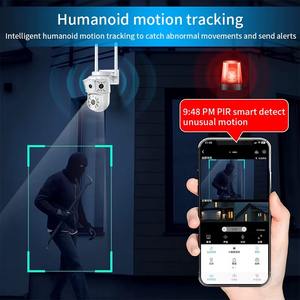 Nuevo Cupón de usuario 1080P Cámara inalámbrica WIfi Cámara de vigilancia de lentes múltiples para exteriores, intercomunicador bidireccional Monitor de bebé de visión nocturna - Product Image 5