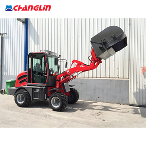 Changlin OEM Système hydrostatique de qualité supérieure Charge nominale de 800 kg Tracteurs compacts chinois Mini chargeuse sur pneus - Product Image 2