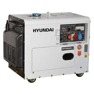 Generador Diésel Hyundai de 5.8kw, 456cc, Silencioso, Trifásico - Product Image 1
