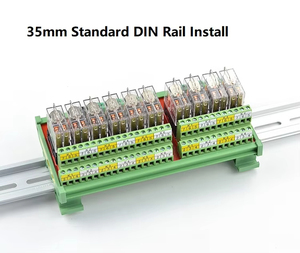 2-32 kênh PLC khuếch đại tín hiệu 10A pluggable Relay Module 12V 24V DC 1NO + 1NC NPN/PnP tương thích Din Rail núi - Product Image 5