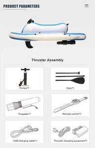 Jet ski gonflable motorisé électrique, jouet flottant pour piscine, avec longue autonomie, avec <span class=keywords><strong>scooter</strong></span> sous-marin - Product Image 6