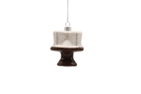 Handgemaakte kerstglazen decoratieve voedselvormige creatieve hanger Kerstboomdecoratie etalagepresentatie