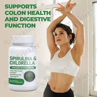 Capsules de spiruline OEM vente en gros supplément capsule de spiruline verte capsules de superaliment spiruline verte