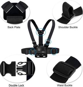 Harnais de fixation <span class=keywords><strong>pour</strong></span> caméra sportive <span class=keywords><strong>GoPro</strong></span> <span class=keywords><strong>Hero</strong></span> 13/12/11/10/9 <span class=keywords><strong>Black</strong></span> DJI Osmo Action 6 5Pro 4/3 Insta360 X6 X5 X4 - Product Image 5