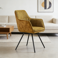 Chaises de salle à manger de haute qualité au design moderne, structure en métal, meubles de salle à manger, meubles de salon, meubles de maison