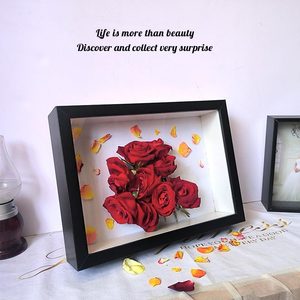 Bất kỳ kích thước hiện đại 3D MDF gỗ khung ảnh hiển thị hộp Bóng khung bán buôn với độ sâu 1.5cm 3cm 5cm sâu - Product Image 3