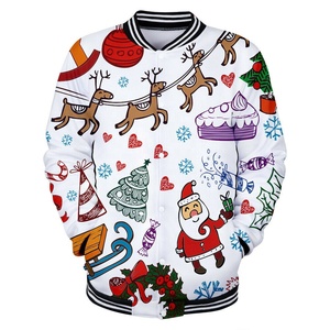 Sudadera con Diseño de Calavera de Drácula en 3D, Uniforme de Béisbol, Chaqueta Unisex de Poliéster/Algodón - Product Image 3