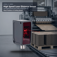 Capteur de distance laser DT35 DTOF 1000Hz 10m pour découpe rotative de feuilles ondulées à grande vitesse – Fabricant chinois