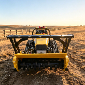 Trituratore <span class=keywords><strong>di</strong></span> Vegetazione Multifunzionale a Cingoli Elettrico per Lavori Forestali e Agricoli, Telecomandato con Motore da 7500W - Product Image 4