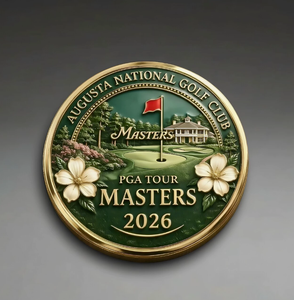 Moneda Conmemorativa del Torneo <span class=keywords><strong>Masters</strong></span> 2026 del Augusta National Golf Club, Artesanía en Metal, Decoración con Temática de Golf, Regalo Coleccionable - Product Image 5