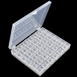 Tbone 25 Compartment Colored Spindle <b>Box</b> For <b>Sewing</b> Machine Parts Plastic Portable - Product Image 3