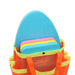 Bolsa de playa de verano para niños, bolsa de malla para almacenamiento, bolsa portátil para natación y playa, bolsa organizadora de vacaciones en la playa con múltiples bolsillos - Product Image 5