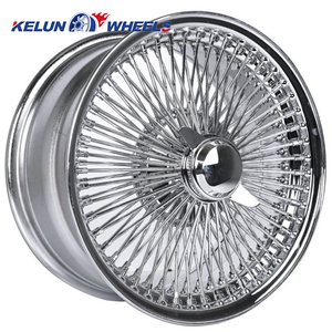 22X9 ROUE FORGIATO AVEC BOUCHONS FLOTTANTS BARILLETS EN ALLIAGE FORED JANTES CHROMES À 150 RAYONS - Product Image 6