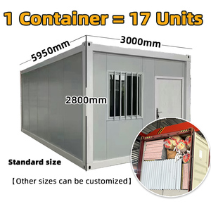 Casa Contenedor Desmontable Estándar de 20 pies con Lana de Roca de 70 kg/m3 para Oficina y Vivienda en Proyectos de Infraestructura en el Sudeste Asiático - Product Image 4