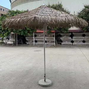 Оптовая продажа, прямая цена с завода, открытый бассейн с зонтиком, водонепроницаемый изготовленный из пальм, соломенная солома, крыша, пляжные зонтики