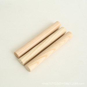 Wooden Pegboard Accessories Round Wooden Sticks <b>Pine</b> Material Durable For Connectors <b>Shelf</b> Supports - Product Image 4