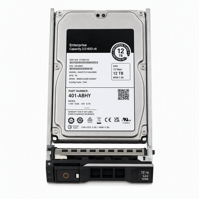 Hard Disk 12tb Server 881787-B21 12TB SATA 6G Business Critical 7.2K LFF LP Helium 512e Multi Vendor HDD