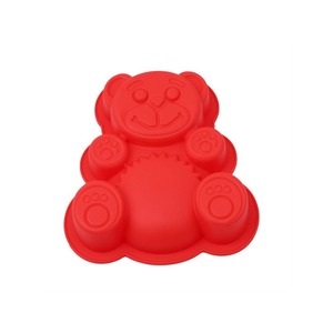 <b>Silicone</b> Bear Cake Mold Orange Color For Chocolate Molds <b>Baking</b> Tools - Product Image 4