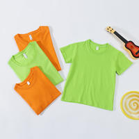Hemdjes Met Korte Mouwen 100% Coton Hoge Kwaliteit Unisex T-Shirts Voor Kinderen Groep Kleding Op Maat Ouder-Kind Kleding