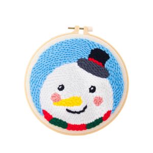 <span class=keywords><strong>Bordado</strong></span> decoración casa de Navidad perro de dibujos animados DIY magia Punch aguja <span class=keywords><strong>Kit</strong></span> de <span class=keywords><strong>bordado</strong></span> para principiantes con aro - Product Image 3