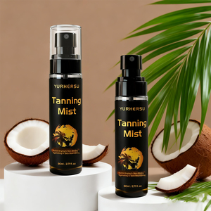 Spray autobronzant OEM en gros à séchage rapide, bronzage sans soleil longue durée, éclat naturel pour <span class=keywords><strong>le</strong></span> corps et <span class=keywords><strong>le</strong></span> visage, soin hydratant pour la peau - Product Image 1