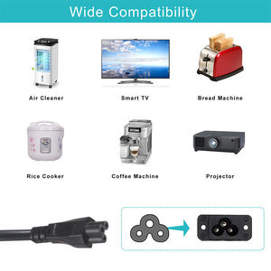 10A ออสเตรเลีย220V 6FT สายไฟ AC ต่อปลั๊ก US กับสายไฟ IEC IEC - Product Image 4