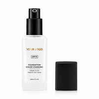 Fond de teint liquide magique changeant de couleur, base de maquillage adaptative, fond de teint parfait