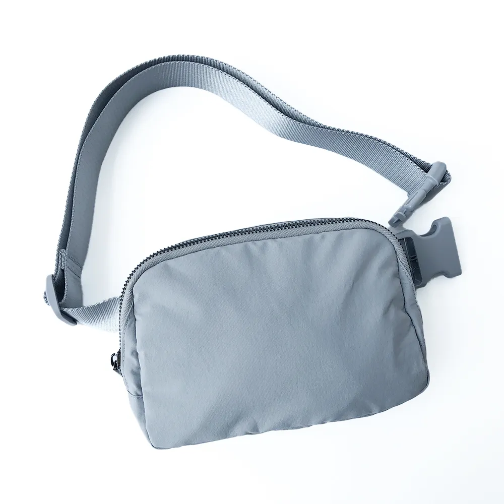 Custom Logo Printed Fashion Polyester Nylon Waterproof Adjustable Women Everywhere Belt Bag Women Men Waist Bag Funny Pack Bag