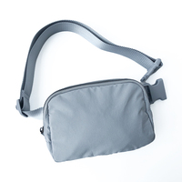 Sac banane unisexe imperméable en polyester, forme tonneau, avec fermeture éclair et sangle réglable, idéal pour l'entraînement, la course, les voyages et la randonnée